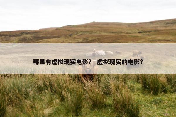 哪里有虚拟现实电影？ 虚拟现实的电影？
