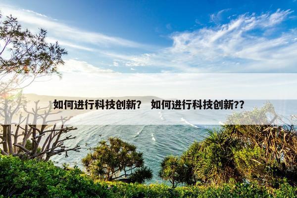 如何进行科技创新？ 如何进行科技创新?？