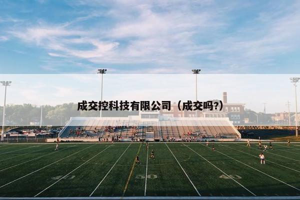 成交控科技有限公司（成交吗?）