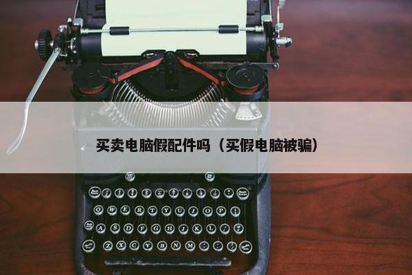 买卖电脑假配件吗（买假电脑被骗）