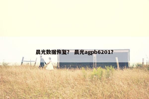 晨光数据恢复？ 晨光agpb6201？