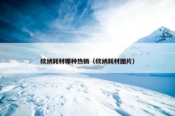 纹绣耗材哪种热销（纹绣耗材图片）