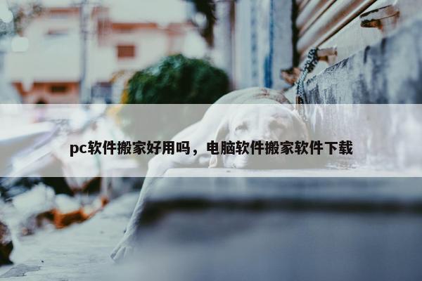 pc软件搬家好用吗，电脑软件搬家软件下载
