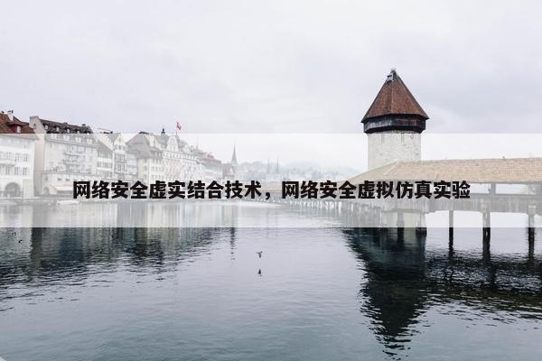 网络安全虚实结合技术，网络安全虚拟仿真实验