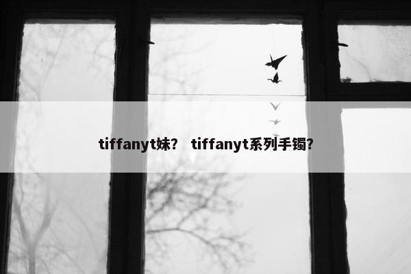 tiffanyt妹？ tiffanyt系列手镯？