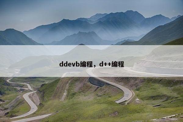 ddevb编程，d++编程