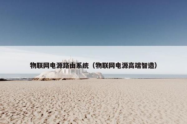 物联网电源路由系统（物联网电源高端智造）