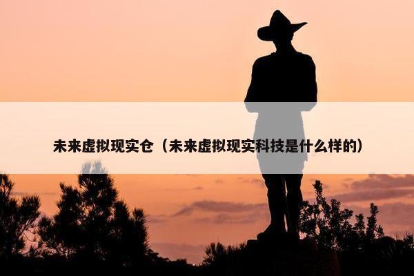 未来虚拟现实仓（未来虚拟现实科技是什么样的）
