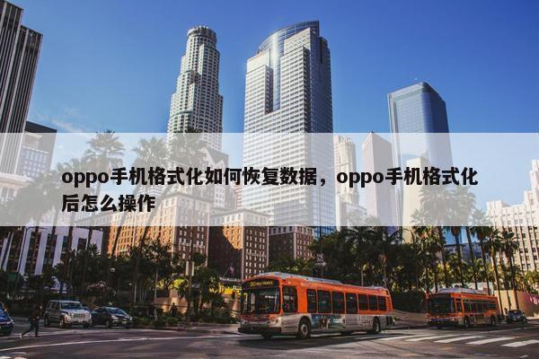 oppo手机格式化如何恢复数据，oppo手机格式化后怎么操作