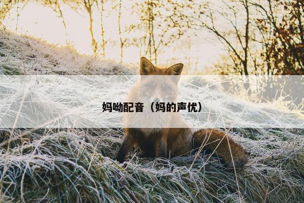 妈呦配音（妈的声优）