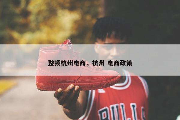 整顿杭州电商，杭州 电商政策