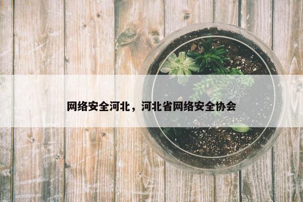 网络安全河北，河北省网络安全协会