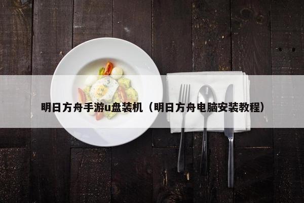 明日方舟手游u盘装机（明日方舟电脑安装教程）