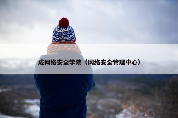 成网络安全学院（网络安全管理中心）