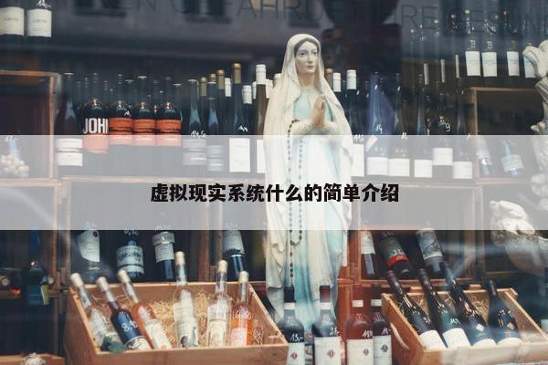 虚拟现实系统什么的简单介绍