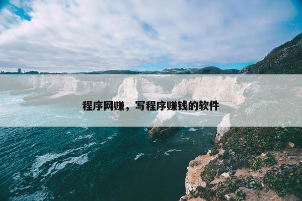 程序网赚，写程序赚钱的软件