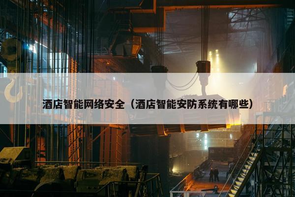 酒店智能网络安全（酒店智能安防系统有哪些）