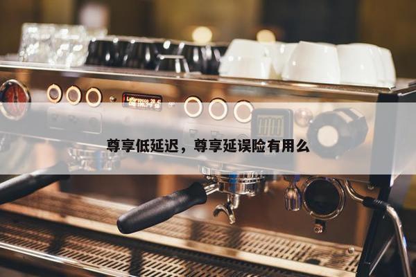尊享低延迟，尊享延误险有用么