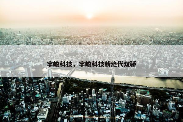 宇峻科技，宇峻科技新绝代双骄