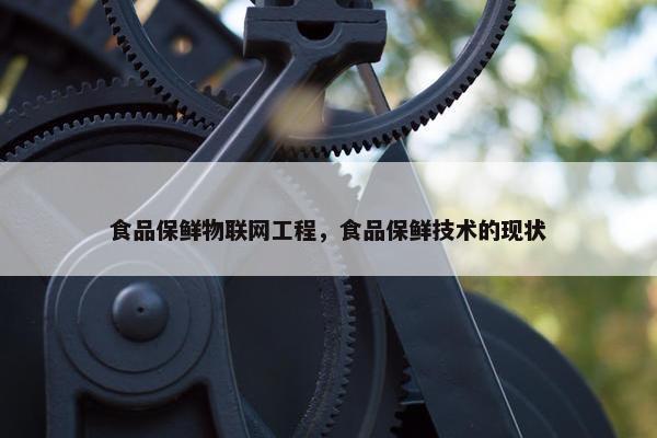 食品保鲜物联网工程，食品保鲜技术的现状
