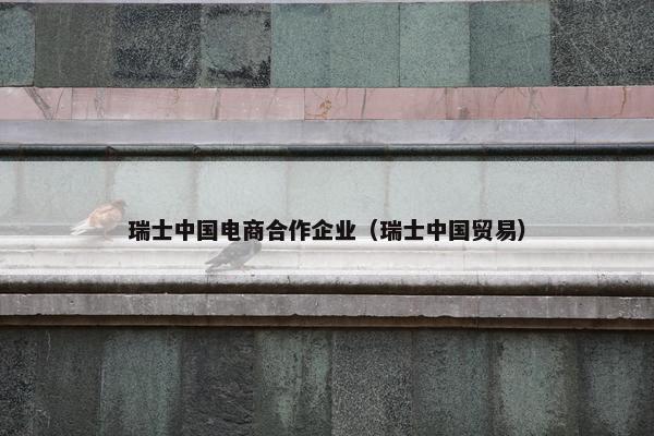 瑞士中国电商合作企业（瑞士中国贸易）