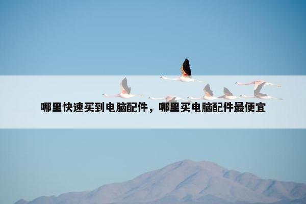 哪里快速买到电脑配件，哪里买电脑配件最便宜