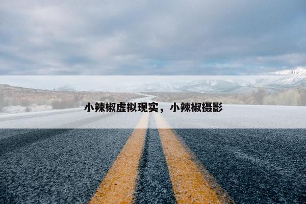 小辣椒虚拟现实，小辣椒摄影