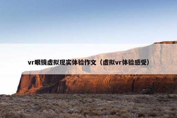 vr眼镜虚拟现实体验作文（虚拟vr体验感受）