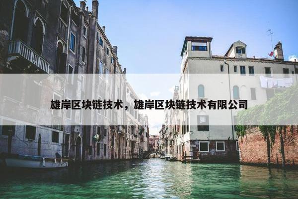 雄岸区块链技术，雄岸区块链技术有限公司