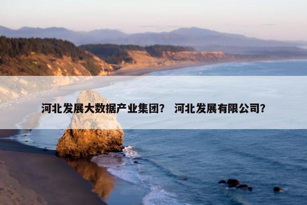 河北发展大数据产业集团？ 河北发展有限公司？