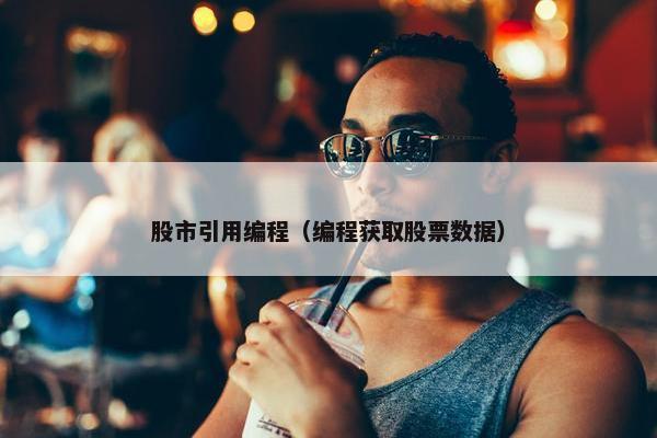 股市引用编程（编程获取股票数据）