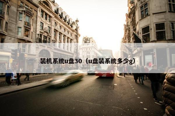 装机系统u盘30（u盘装系统多少g）