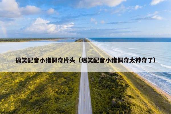 搞笑配音小猪佩奇片头（爆笑配音小猪佩奇太神奇了）