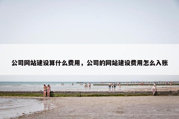 公司网站建设算什么费用，公司的网站建设费用怎么入账