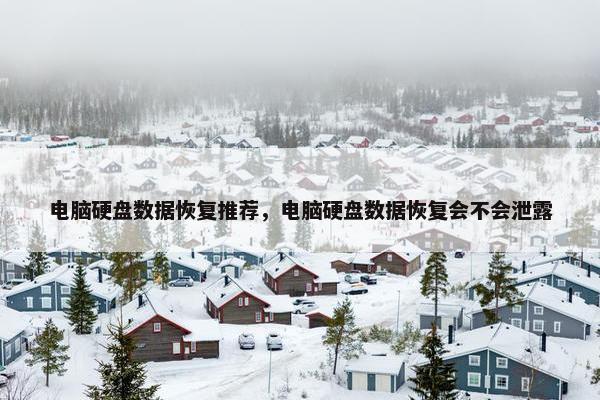 电脑硬盘数据恢复推荐，电脑硬盘数据恢复会不会泄露