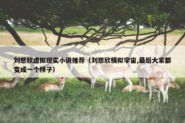 刘慈欣虚拟现实小说推荐（刘慈欣模拟宇宙,最后大家都变成一个样子）
