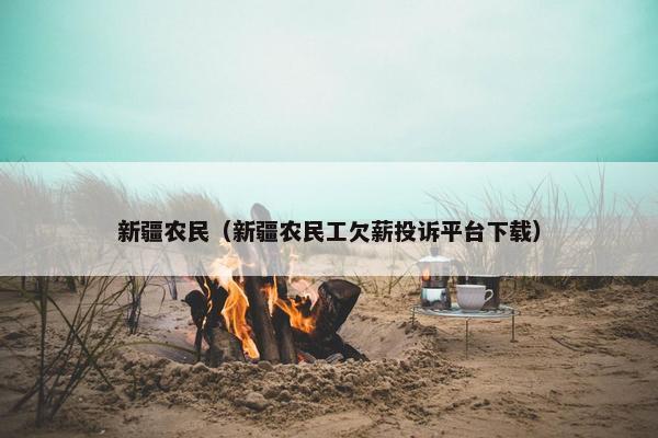 新疆农民（新疆农民工欠薪投诉平台下载）