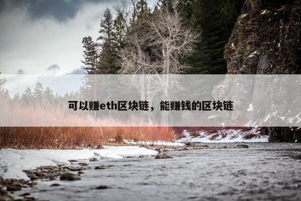 可以赚eth区块链，能赚钱的区块链