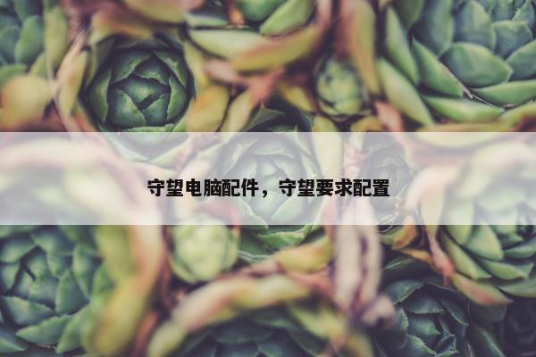 守望电脑配件，守望要求配置