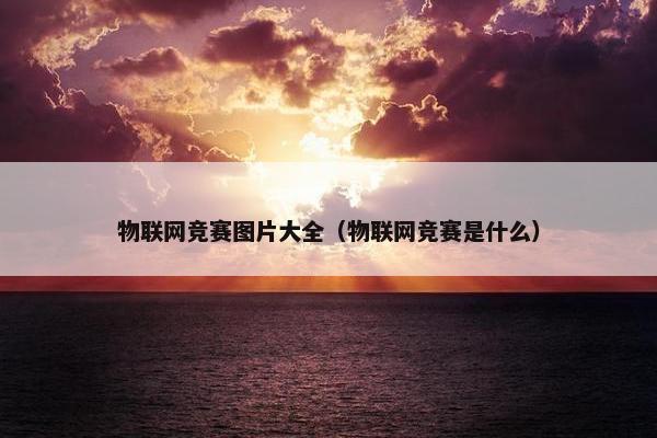 物联网竞赛图片大全（物联网竞赛是什么）