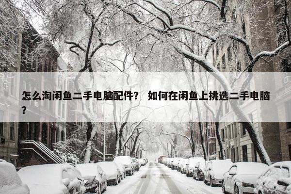 怎么淘闲鱼二手电脑配件？ 如何在闲鱼上挑选二手电脑？