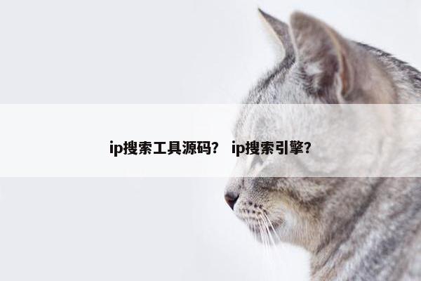 ip搜索工具源码？ ip搜索引擎？