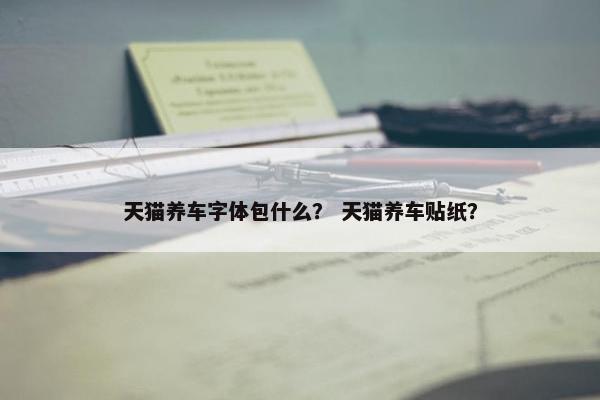 天猫养车字体包什么？ 天猫养车贴纸？
