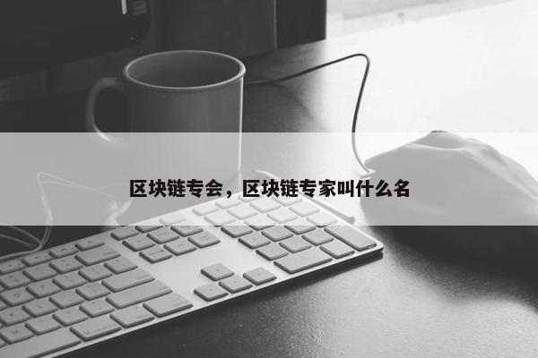区块链专会，区块链专家叫什么名
