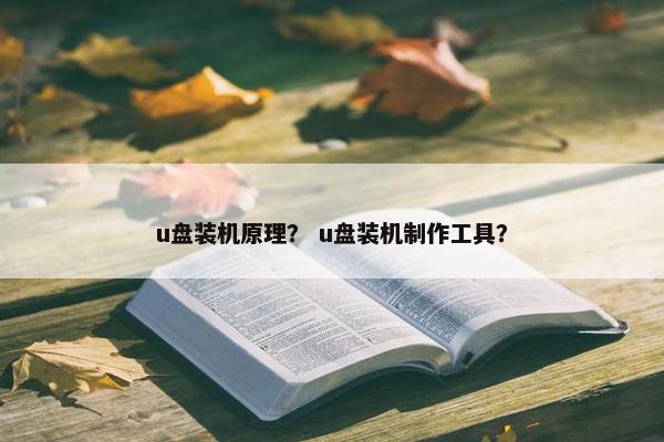 u盘装机原理？ u盘装机制作工具？