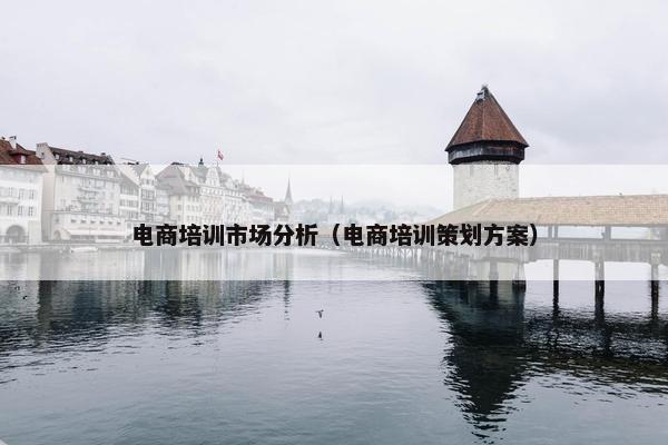 电商培训市场分析（电商培训策划方案）