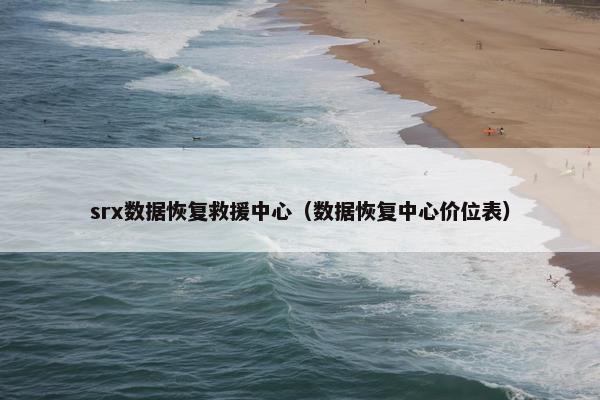 srx数据恢复救援中心（数据恢复中心价位表）