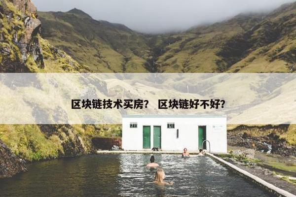 区块链技术买房？ 区块链好不好？