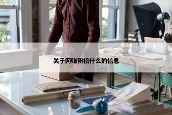 关于网赚粉指什么的信息