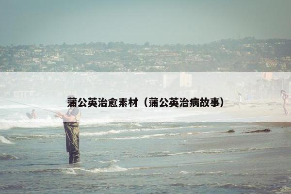 蒲公英治愈素材（蒲公英治病故事）
